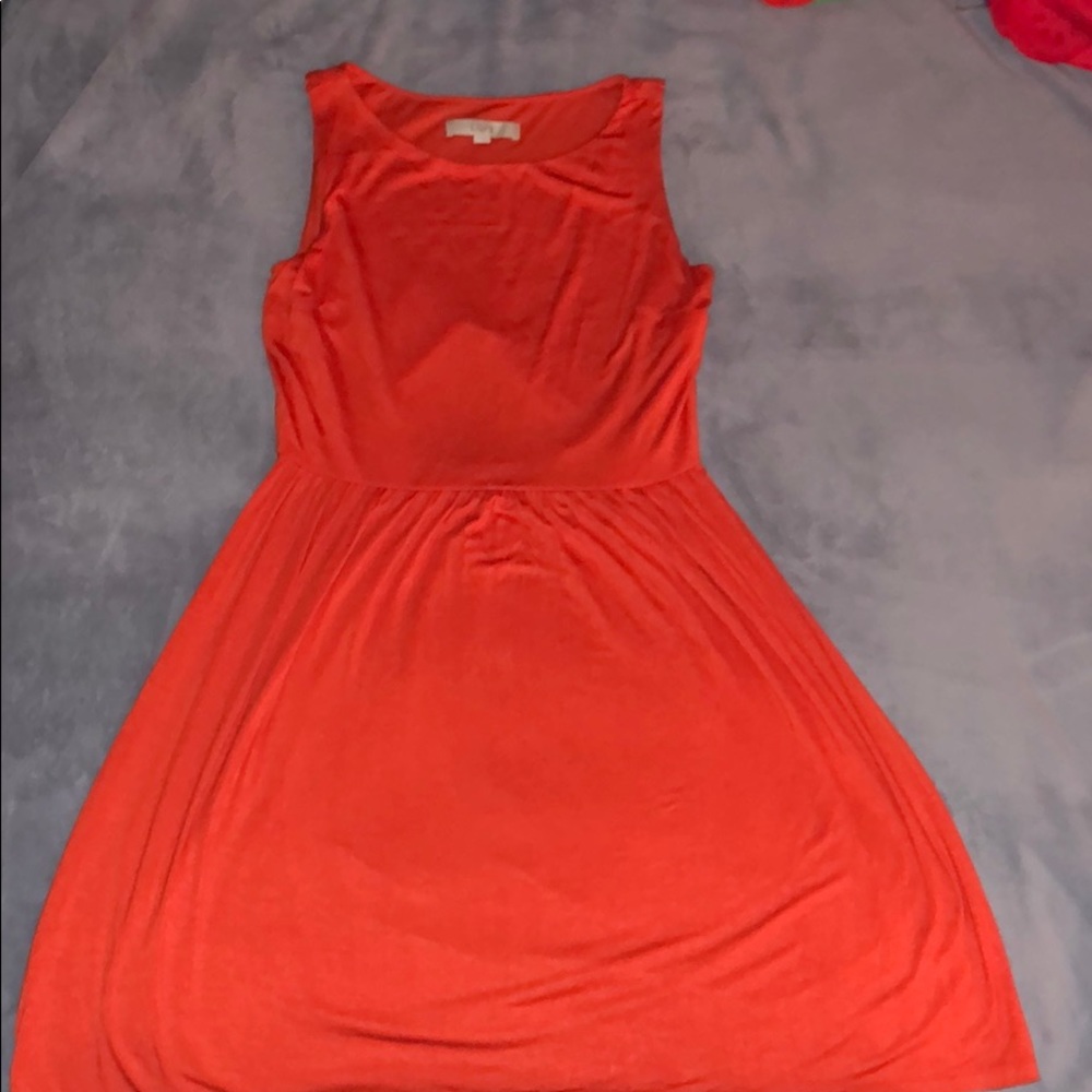 Loft Medium orange dress
